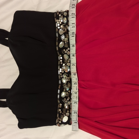 B.Darlin black/white size 7/8 girl's dress. - Picture 4 of 6